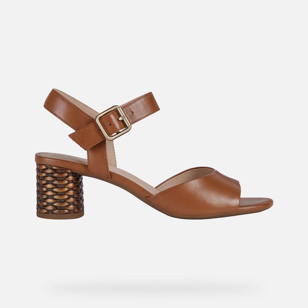 Sandalias Geox Senhora Marrom - Ortensia - EUKWT9057